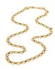 * An 18 Karat Yellow Gold Mariner Link Longchain Necklace, Boucheron, 93.40 dwts.