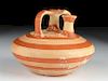 Published Mycenaean Pottery Bichrome Stirrup Jar