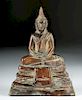 18th C. Thai Bronze Buddha - Dhyana Mudra