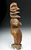 20th C. Tlingit Wood Grave Guardian - Spirit Form