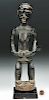 Early 20th C. African Attye Carved Wood Female Figure
