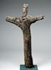 Early 19th C. Colonial Cristo - Carved Tree Branch