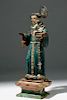 19th C. Mexican Wood Santo - St. Anthony of Padua