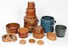 Collection of Misc. Antique Baskets, Buckets & Storage Containers