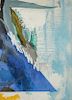 Richard Tum Suden (b. 1936) "Blue Slide Climb"