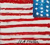 R.A. Miller (1912-2006) Flag Painting
