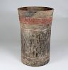 Maya Cylinder from El Salvador ca. 250-800 AD