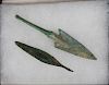 Pair of Bronze Arrow Heads ca. 800-600 BC