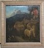 D. Teniers, Signed and Dated Painting of Shepherd