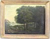 17th C. Painting of Cattle in a Wooded Landscape