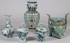 INTERESTING GROUP OF 5 CHINESE PORCELAIN VESSELS
