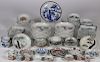 80 PIECES OF JAPANESE PORCELAIN, MOSTLY MEIJI