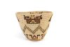 Hopi , Basketry Bowl with Kachina Figures