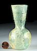 Roman Glass Flask w/ Trailing Decoration
