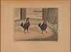 C. R. Stock Series of Cockfighting Hand-Colored Engravings