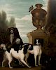 20th Century Painting of Dogs, Oil on Canvas
