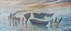 AVELLANEDA, Fravelo. Oil on Canvas. Boats in a