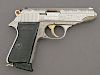 Wonderful Custom Engraved Walther PP Semi-Auto Pistol by Augustino Loprinzi