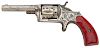 Engraved Hopkins and Allen XL No. 3 Single Action Revolver with Rare Celluloid Grips