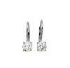 14k White Gold 1.41TCW Diamond Classic Earrings
