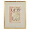 Alphonse Mucha. "La Plume," color lithograph