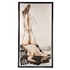Philip Pearlstein. Female Nude with Legs Up, litho