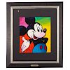 Peter Max. "Mickey Mouse," serigraph