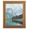 Roy Kerswill. Alpine Landscape, oil on canvas