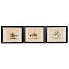Three framed Theodore B. Pitman watercolors