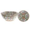 Chinese Export Rose Medallion punch bowl/plate