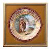 Royal Vienna porcelain classical subject plate