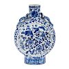 Chinese Export porcelain moon flask