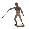 Continental bronze of Fencer