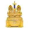 Chinese carved and gilded wood Buddhist shrine