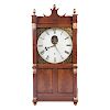 American classical manner mahogany mantel clock