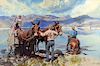 Water Wagon on the Columbia by Oleg Stavrowsky