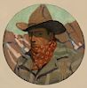 Untitled (Portrait of a Cowboy) by N.C. Wyeth