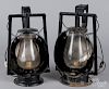 Two electrified Dietz lanterns