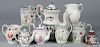 Miscellaneous group of English ceramics