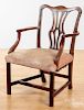 Chippendale mahogany armchair