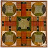 Painted poplar double-sided gameboard
