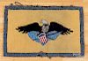 American eagle hooked rug