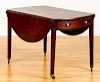Large Regency mahogany Pembroke table