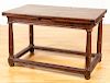 Continental walnut dining table