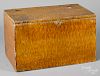 New England painted pine document box