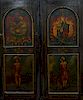 Antique British Foresters 19th C. HP Wall Plaques