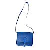 Louis Vuitton Blue Epi Leather Cartouchiere MM Bag