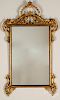Carved giltwood mirror