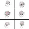 Collection Of Six (6) Sterling Silver Faux Pearl A