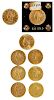 Nine $10 United States Gold Coins